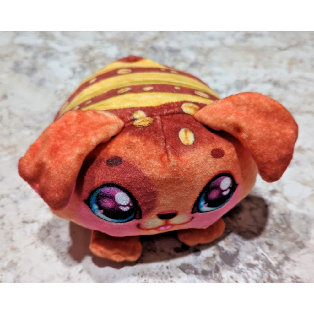 Cookeez Makery Bread Roll Dog Plush Stuffed Toy / Barky Bun / Scented / Works